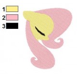 Fluttershy Embroidery Design 02